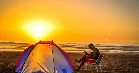 tent camping