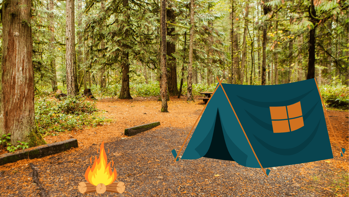tent camping