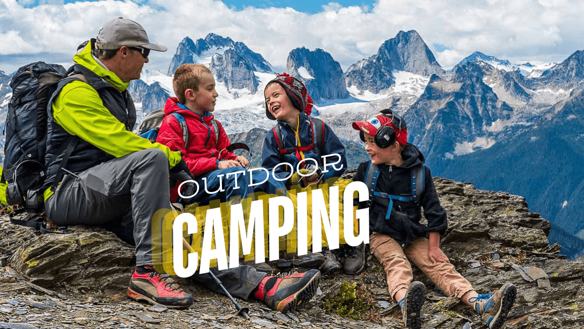 family outdoor camping