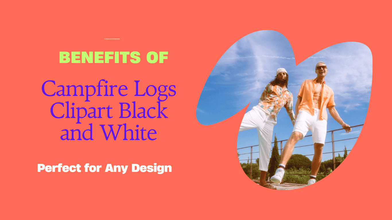 Campfire Logs Clipart Black and White